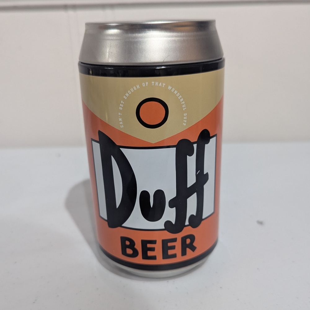 Duff Beer Can with playing cards